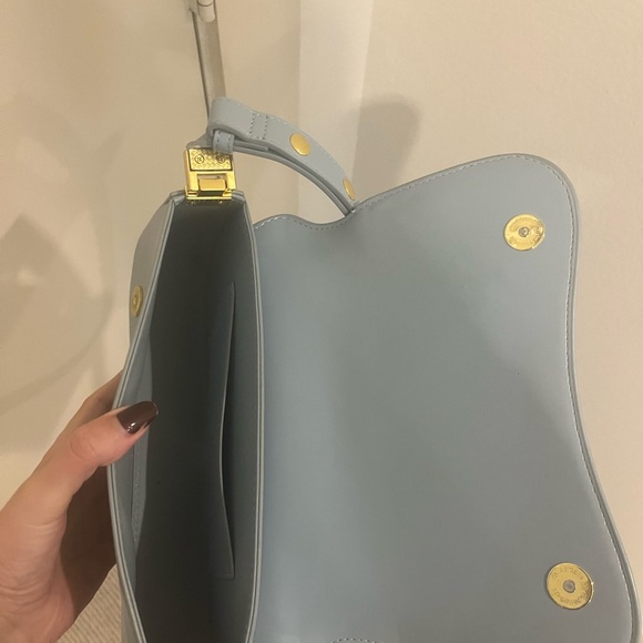 Joy shoulder bag in steel blue - Picture 4 of 8